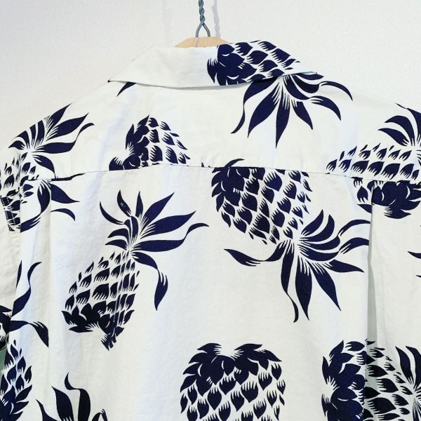 COTTON HAWAIIAN SHIRT “DUKE'S PINEAPPLE” / OFF WHITE (101)