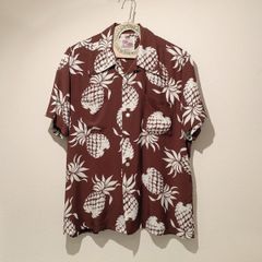 デューク・カハナモク / DUKE KAHANAMOKU (SPECIAL EDITION) アロハシャツ/ DUKE’S PINEAPPLE S/S ブラウン
