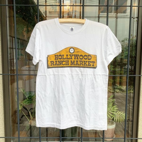 HOLLYWOOD RANCH MARKET ハリウッドランチマーケット/ WOOD PLATE TEE ホワイト