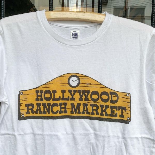HOLLYWOOD RANCH MARKET ハリウッドランチマーケット/ WOOD PLATE TEE ホワイト