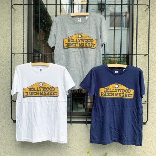 HOLLYWOOD RANCH MARKET ハリウッドランチマーケット/ WOOD PLATE TEE ホワイト