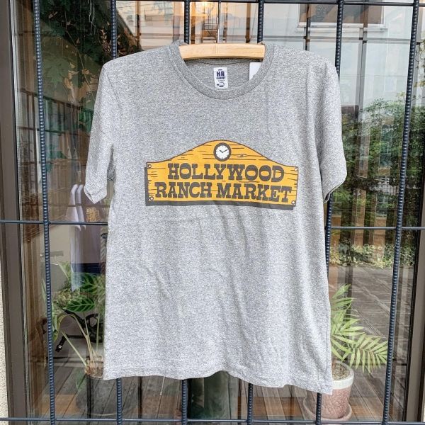 HOLLYWOOD RANCH MARKET ハリウッドランチマーケット / WOOD PLATE TEE グレー