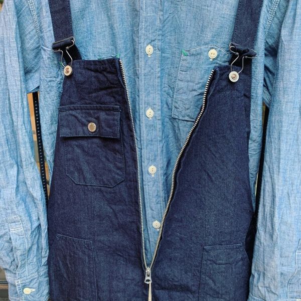 エフオービーファクトリー FOB FACTORY / デニムオーバーオール インディゴ
