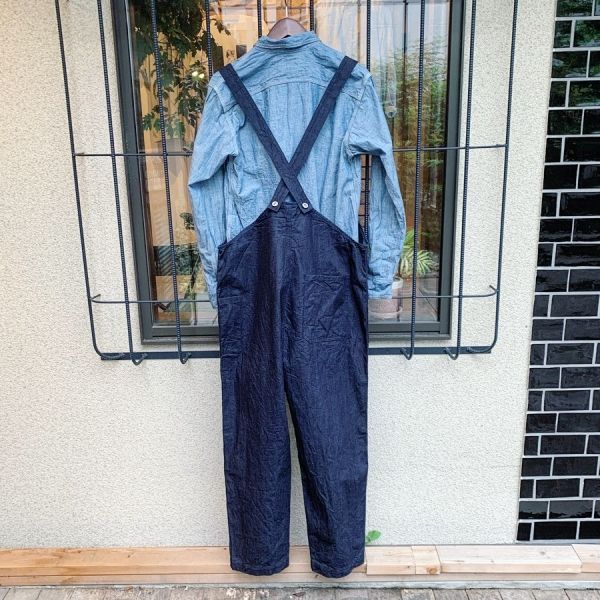 エフオービーファクトリー FOB FACTORY / デニムオーバーオール インディゴ