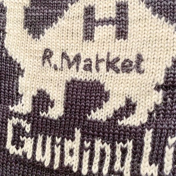ハリウッドランチマーケット HOLLYWOOD RANCH MARKET / ウールアクリルベルベットスラブジャーニーキャメルセーター / GREY