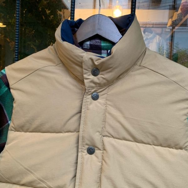 マウントレイニアデザイン Mt.RAINIER DESIGN / オリジナルリバーシブルダウンベスト Dネイビー