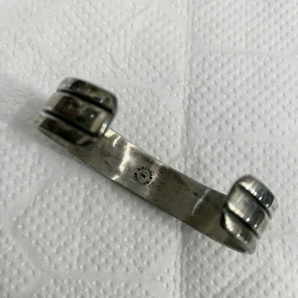 Bruce Morgan(ブルース・モーガン)14K+シルバー スタンプバングル サンバースト