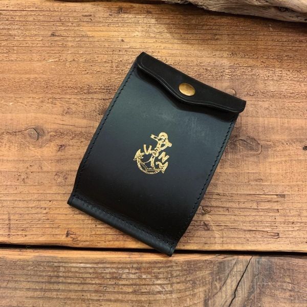 VASCO / LEATHER NAVAL MONEY CLIP