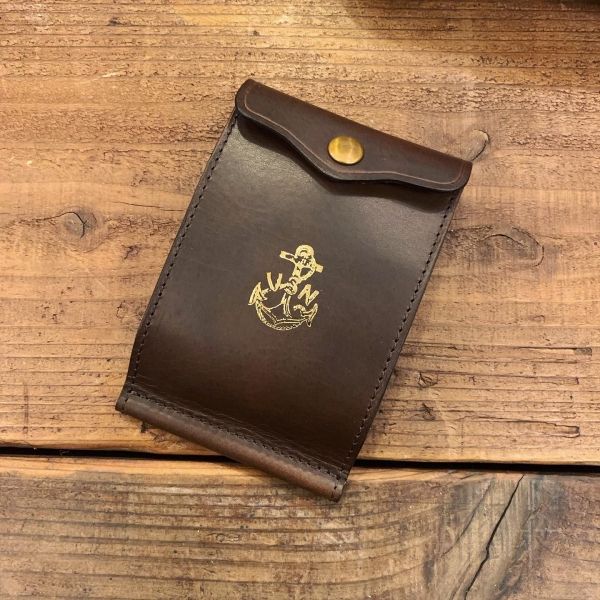 VASCO / LEATHER NAVAL MONEY CLIP