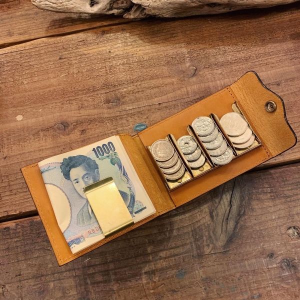 VASCO / LEATHER NAVAL MONEY CLIP