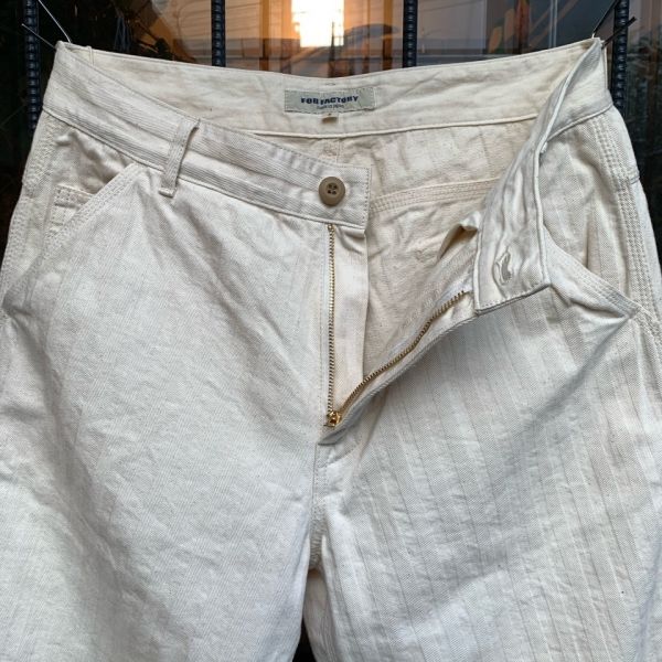 エフオービーファクトリー / FOB FACTORY / HBT PAINTER PANTS-ECRU
