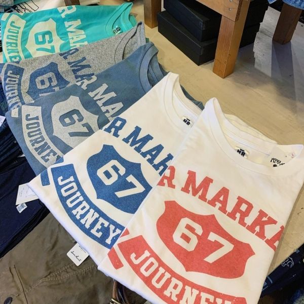 ハリウッドランチマーケット / HOLLYWOOD RANCH MARKET / カレッジリボンTシャツ