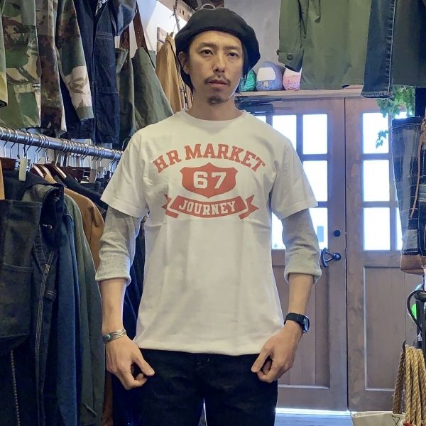 ハリウッドランチマーケット / HOLLYWOOD RANCH MARKET / カレッジリボンTシャツ