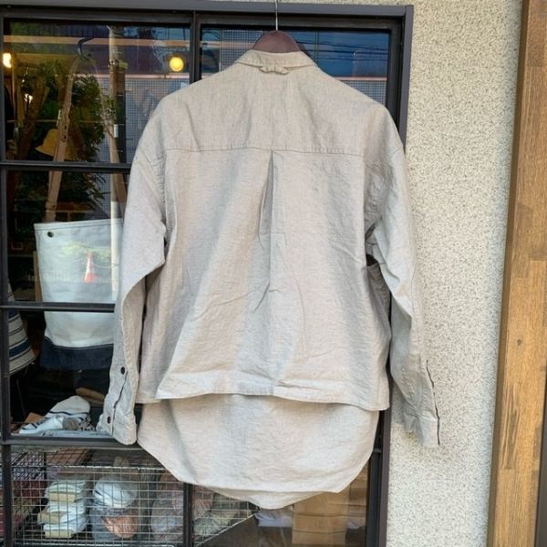 ハリウッドランチマーケット / HOLLYWOOD RANCH MARKET / リネンコットンストレッチレイヤードハンティングシャツ