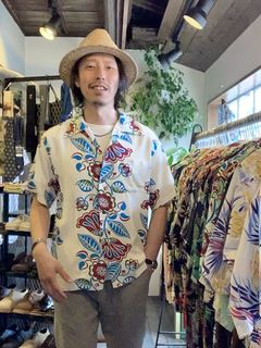 サンサーフ アロハシャツ/ SUN SURF / HAWAIIAN IVY / オフホワイト(105)