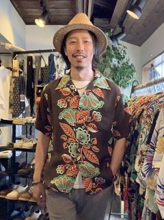サンサーフ アロハシャツ/ SUN SURF / HAWAIIAN IVY / ※ブラック(119)