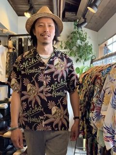 サンサーフ アロハシャツ/ SUN SURF / PINEAPPLE PASSION / ブラック