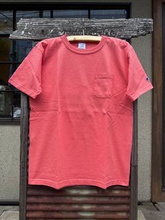 T1011 / ティーテンイレブン / ショートスリーブポケットTシャツ / MADE IN USA / ローズ / デッドストック
