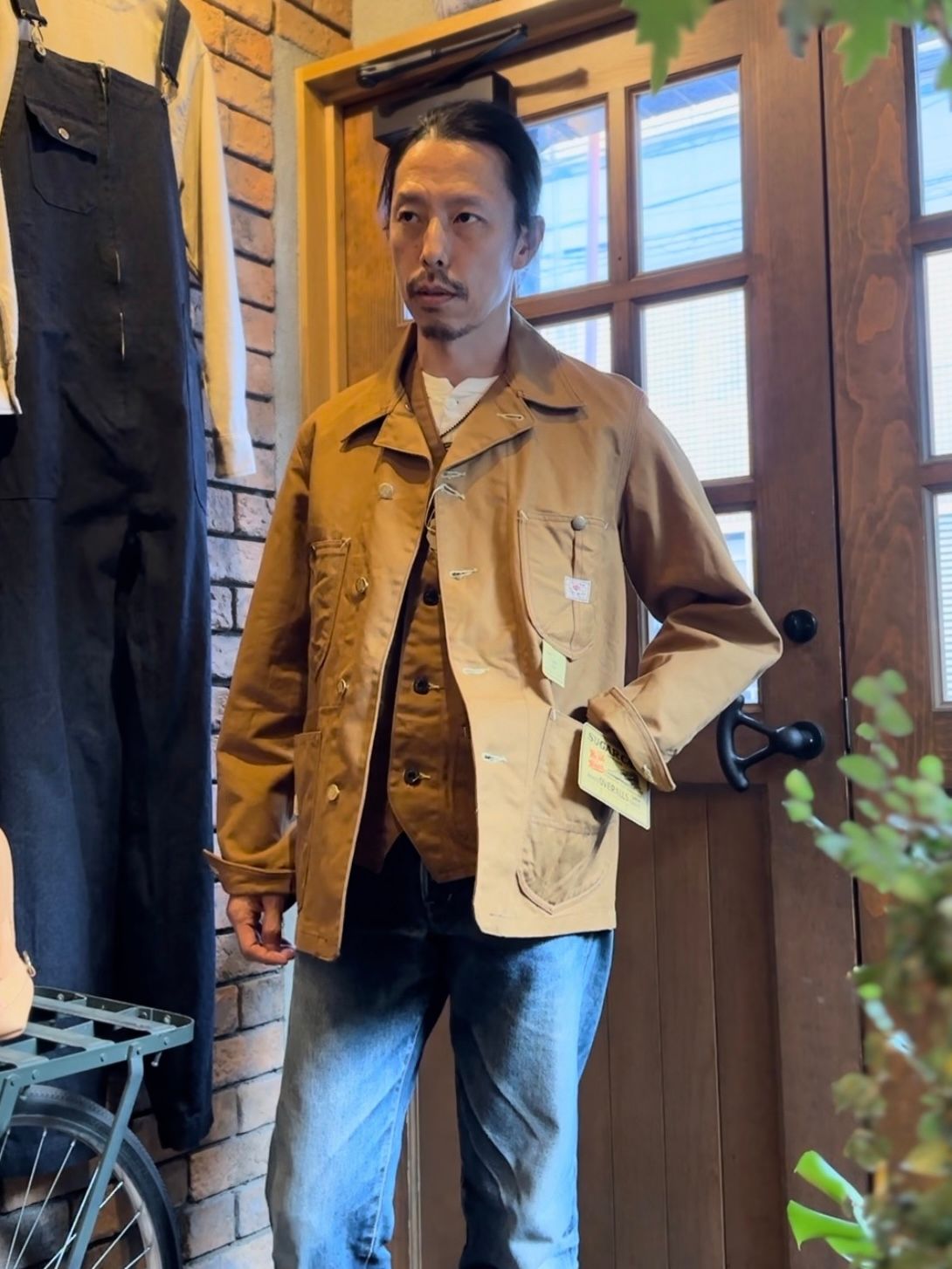 SC14374 / 13oz. BROWN DUCK WORK COAT
