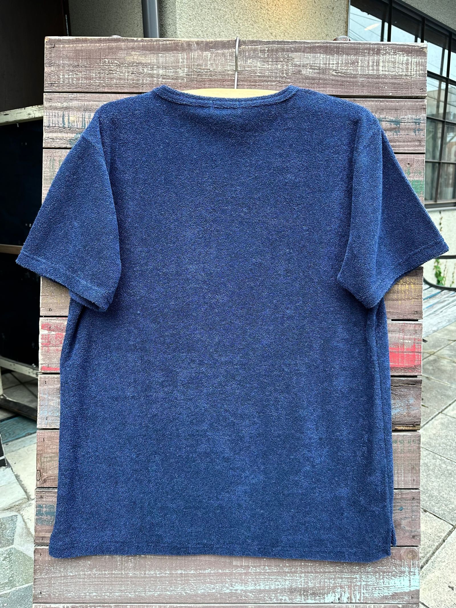 パイルポケットTシャツ / ネイビー