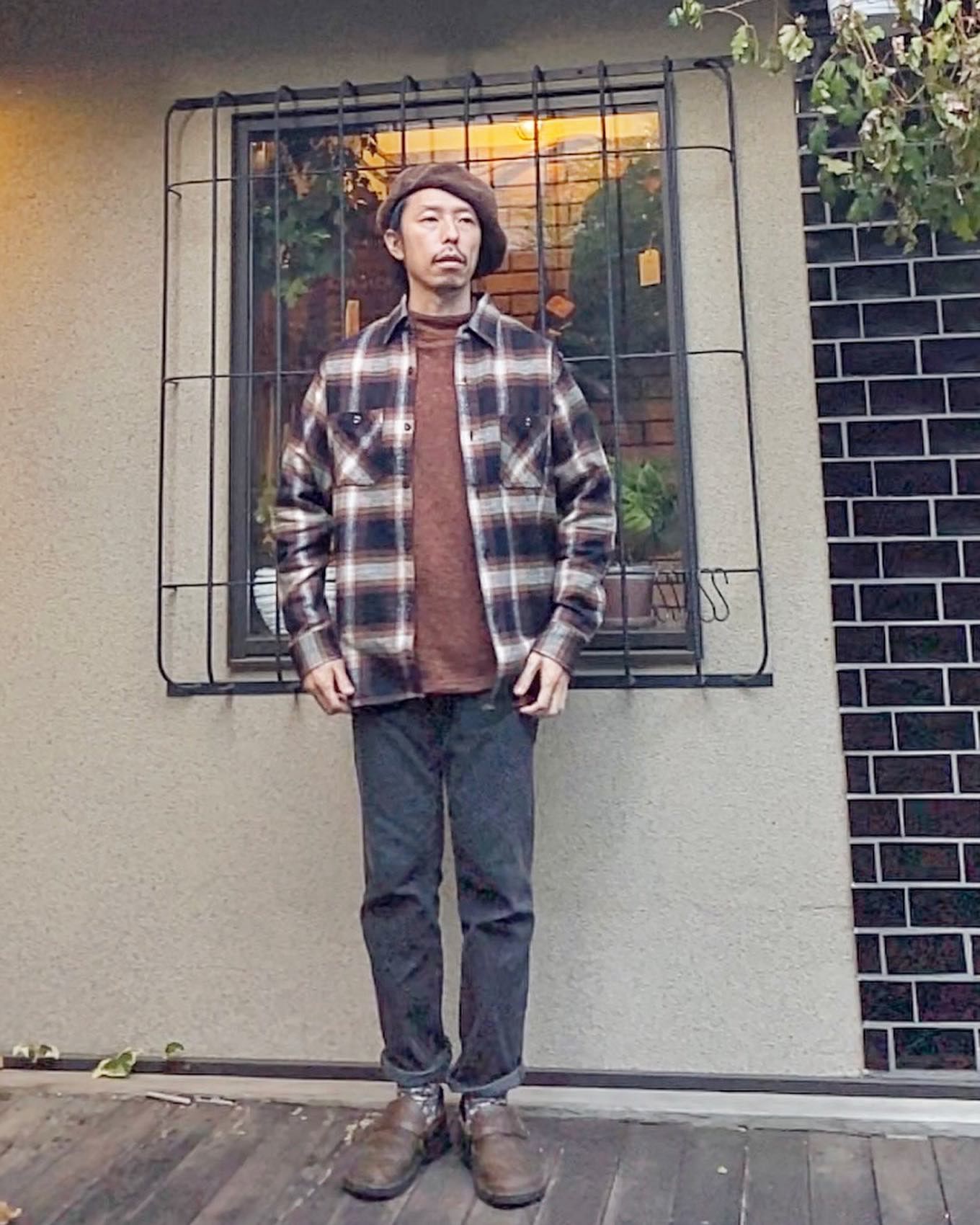 TENDERLOIN チェック ヘビーネルシャツ オープンカラーシャツ L TENDERLOIN 'T-HEAVY FLANNEL CHECK SHT W'ヘビーフランネル