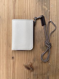 Montado Neck Mini Wallet / モンタード ネックミニウォレット / クリームⅹダークブラウン