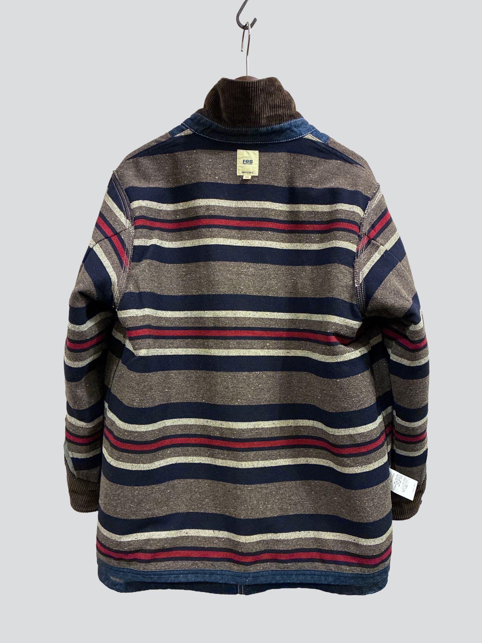 F2456デニムチョアジャケット ブランケットライナー / カバーオール / DENIM CHORE JKT BLANKET LINER / FOBファクトリー