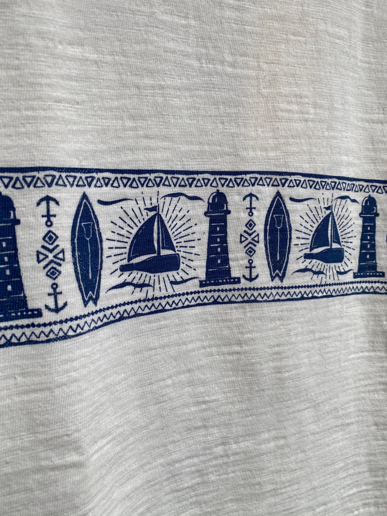 サンサーフ / SUN SURF / Tシャツ "ISLAND VIEW" オフホワイト
