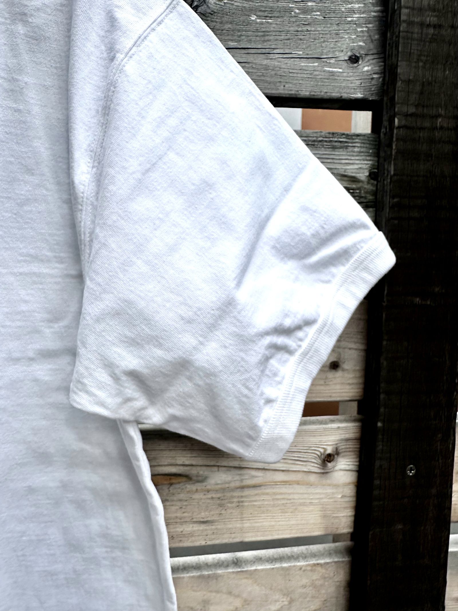 WHITESVILLE / ホワイツビル 14/- HALF SLEEVE RIB T-SHIRT / 半袖リブTシャツ / WV79147 オフホワイト(105)
