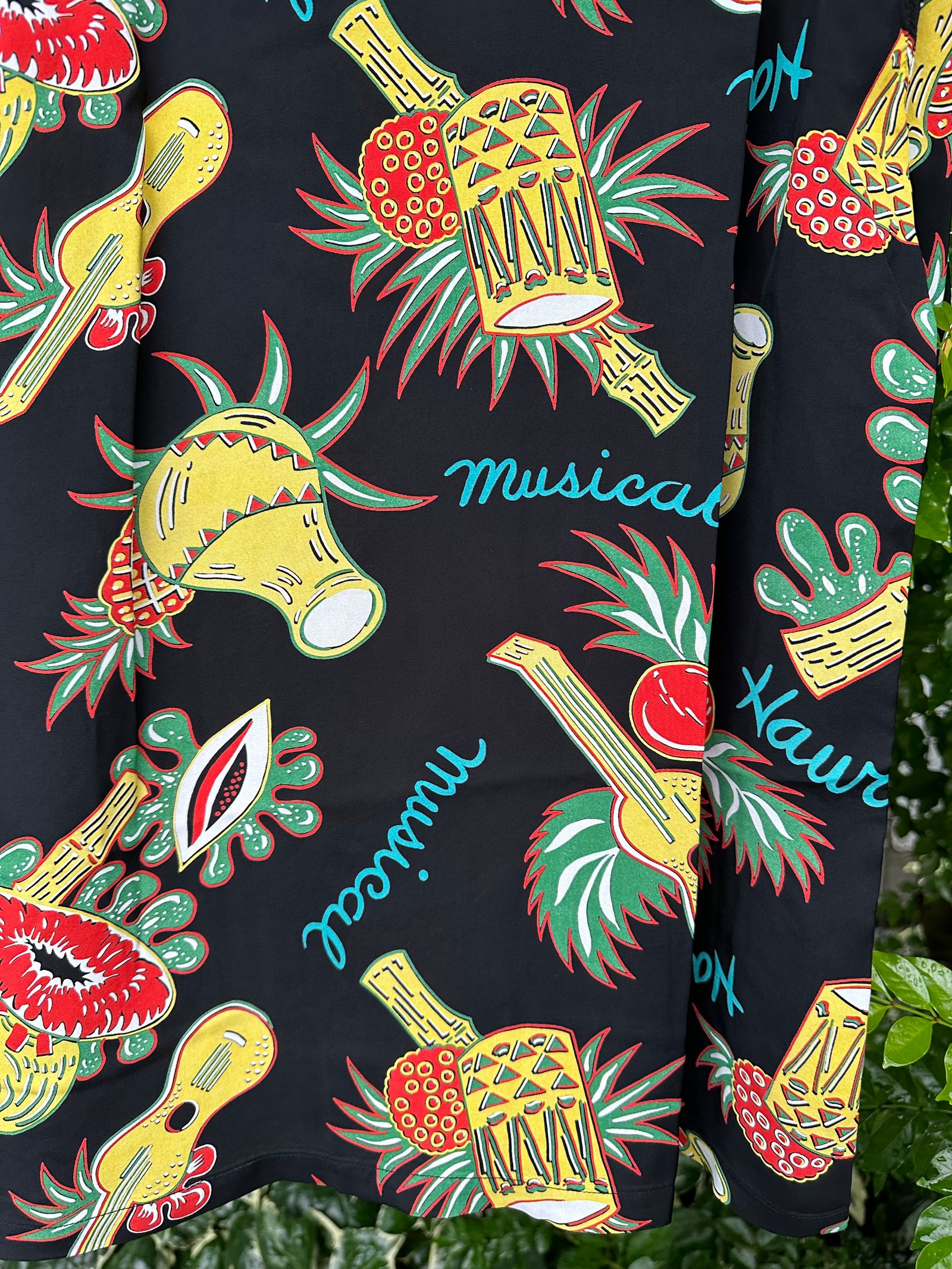 SUN SURF - ALOHA SHIRTS “HAWAII MUSICAL” /半袖レーヨンシャツ