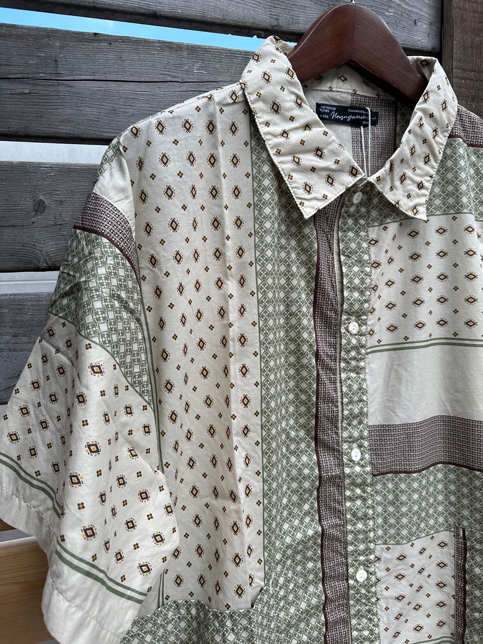 Nasngwam.SUBURB S/S SHIRTS / ベージュ