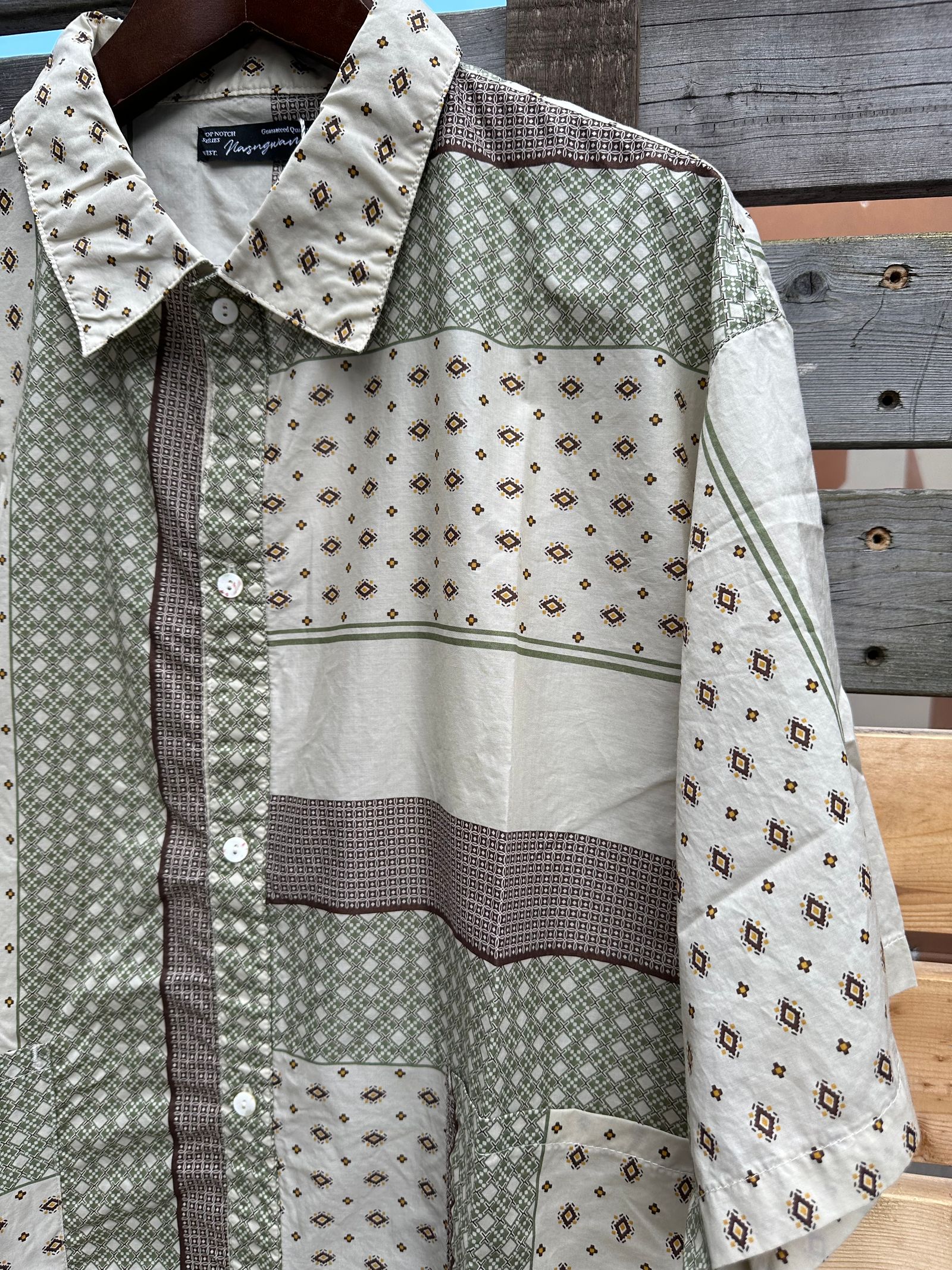 Nasngwam.SUBURB S/S SHIRTS / ベージュ