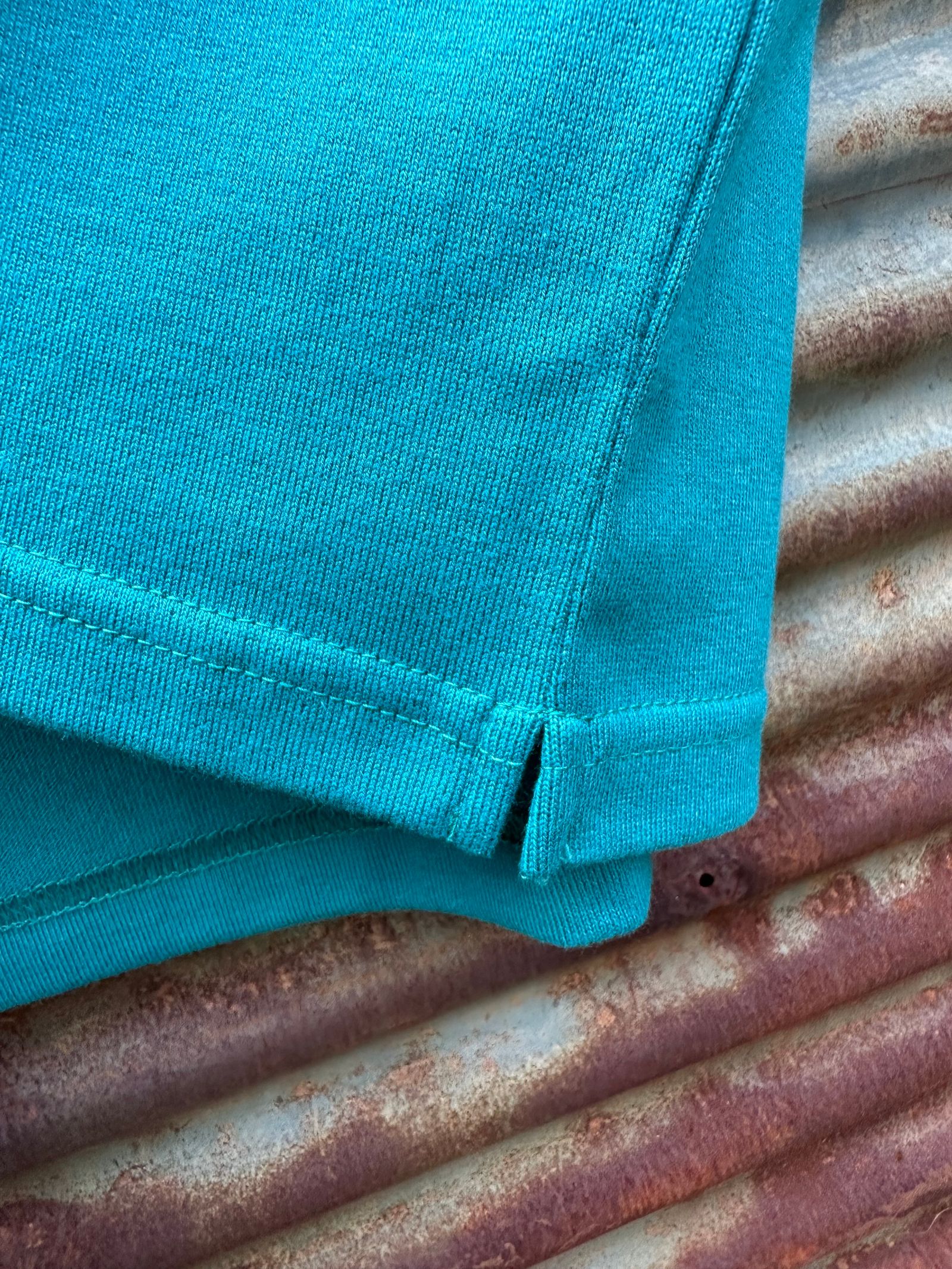 te500 / SUMMER KNIT PK T-SHIRTS / サマーニット / ポケットTシャツ / SEA BLUE