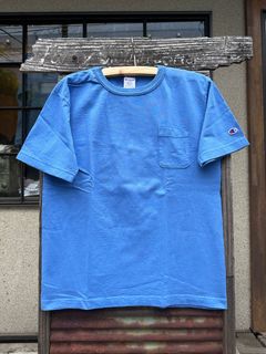 T1011 / ティーテンイレブン / ショートスリーブポケットTシャツ / MADE IN USA / ブルーグレー / デッドストック