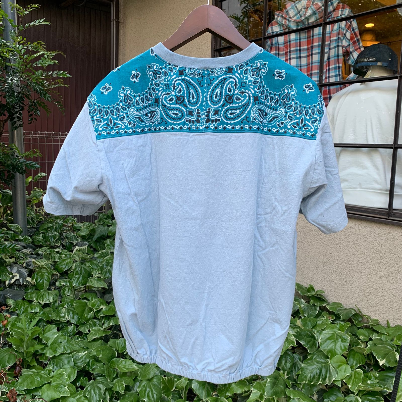 BANDANA TEE / バンダナTシャツ / サックス