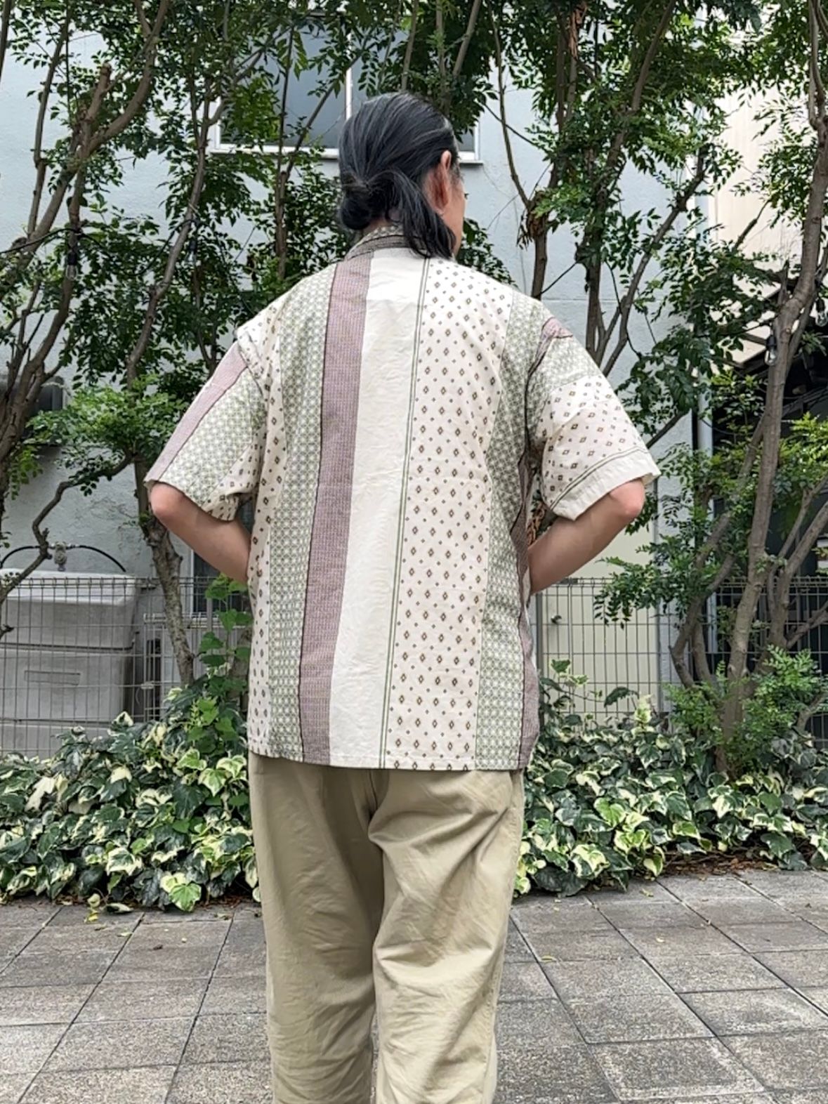 Nasngwam.SUBURB S/S SHIRTS / ベージュ