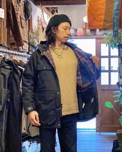 Mt.Rainier Design × BLUE BLUE / Mt.THERMO デニムコンビマウンテンパーカー