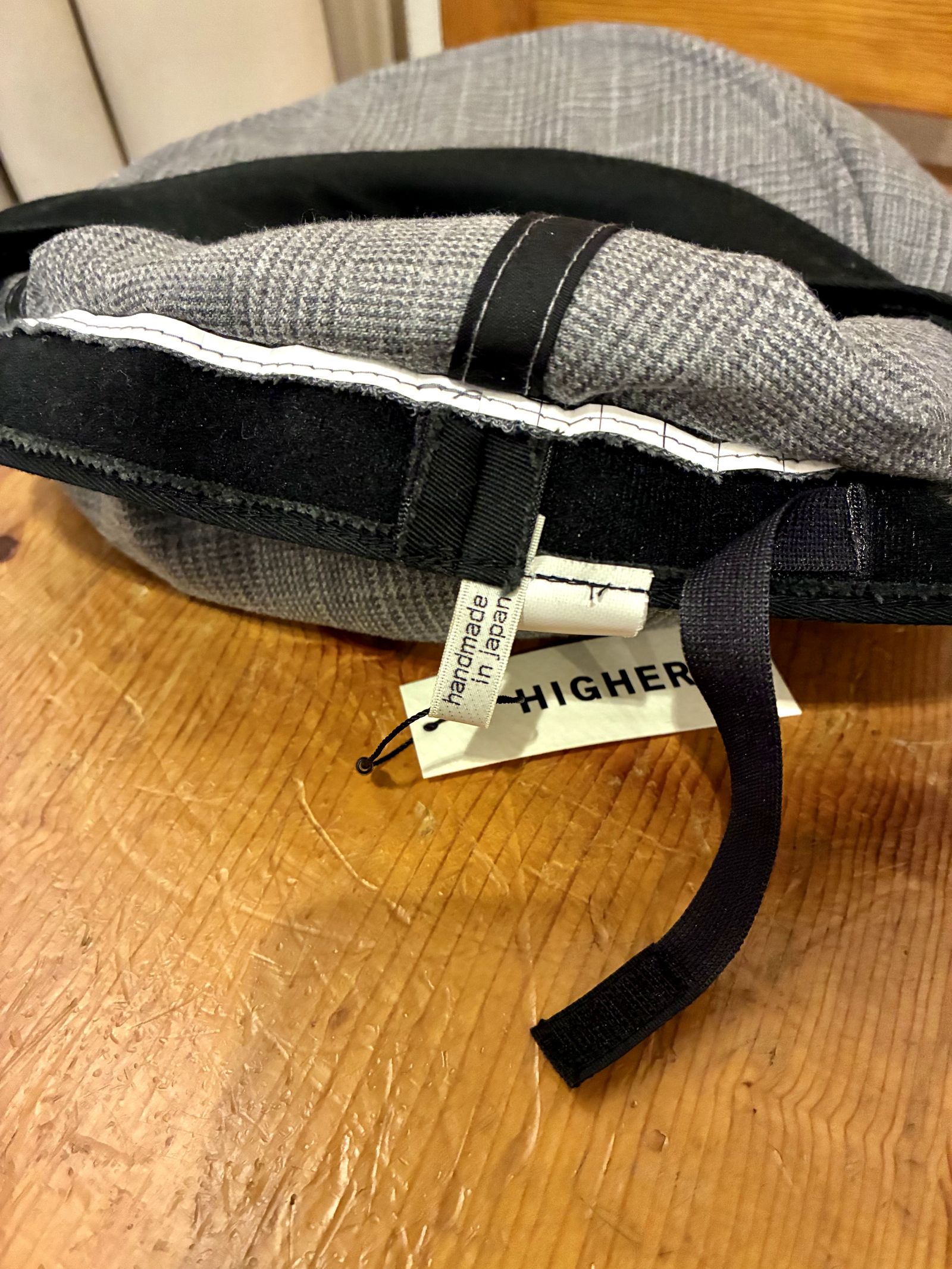 グレンチェックハンティングキャップ / グレー / ハイアー