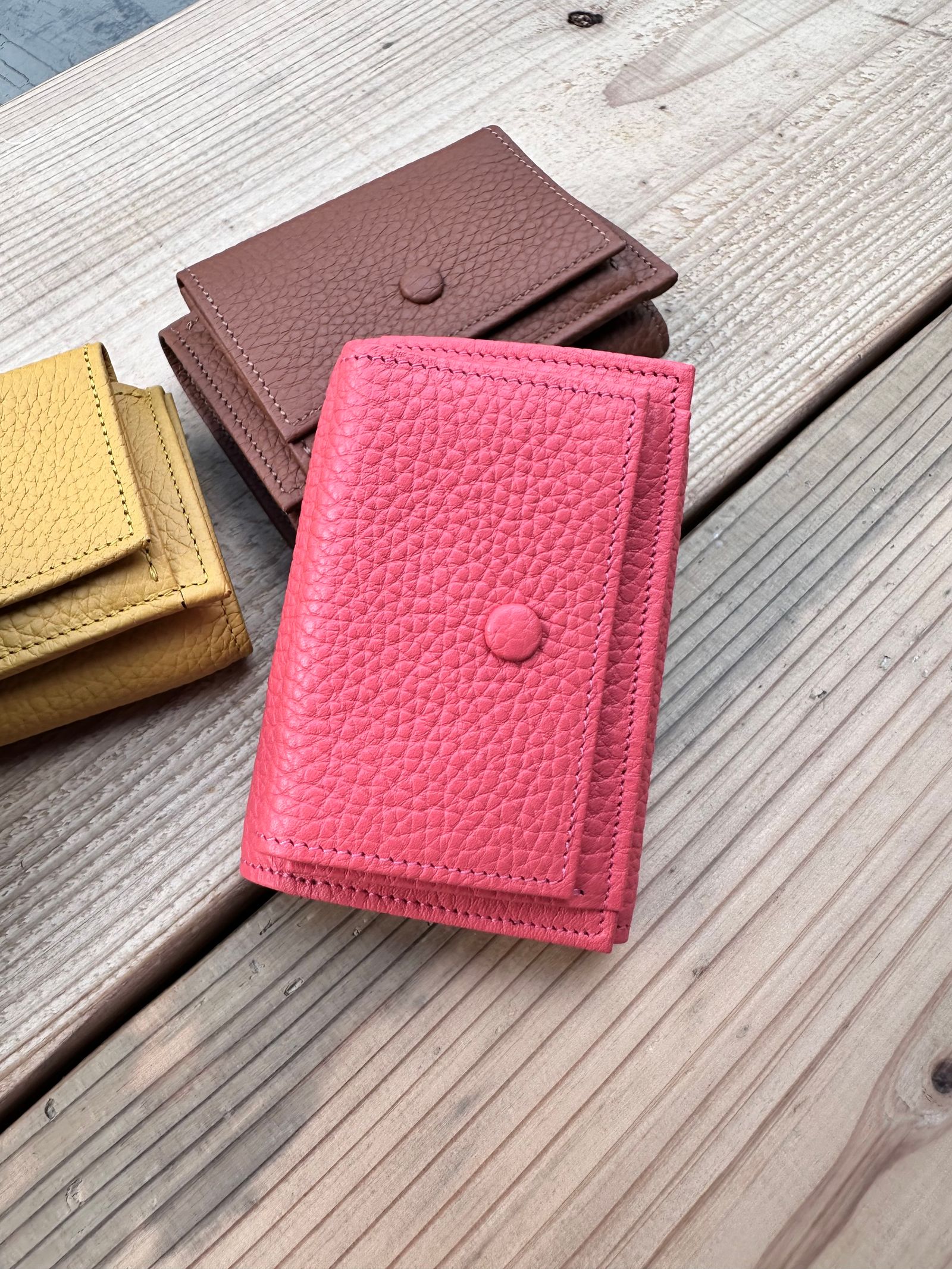 TAURILLON Compct Wallet / トリヨンラグーン コンパクトウォレット / ROSEJAIPUR ピンク