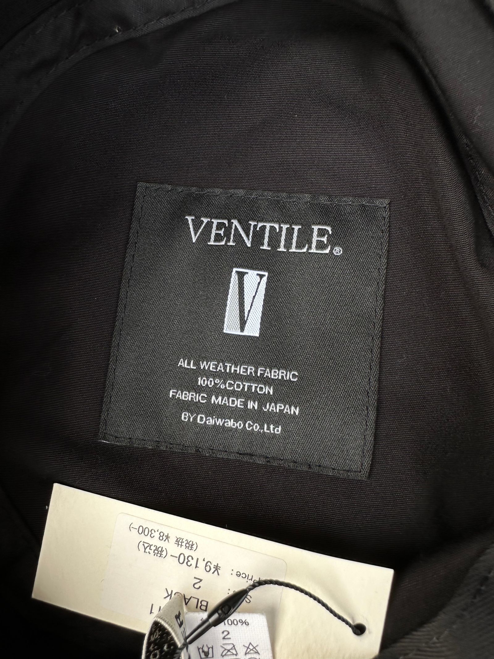 ベンタイルフィールドハット / "VENTILE" FIELD HAT / ブラック