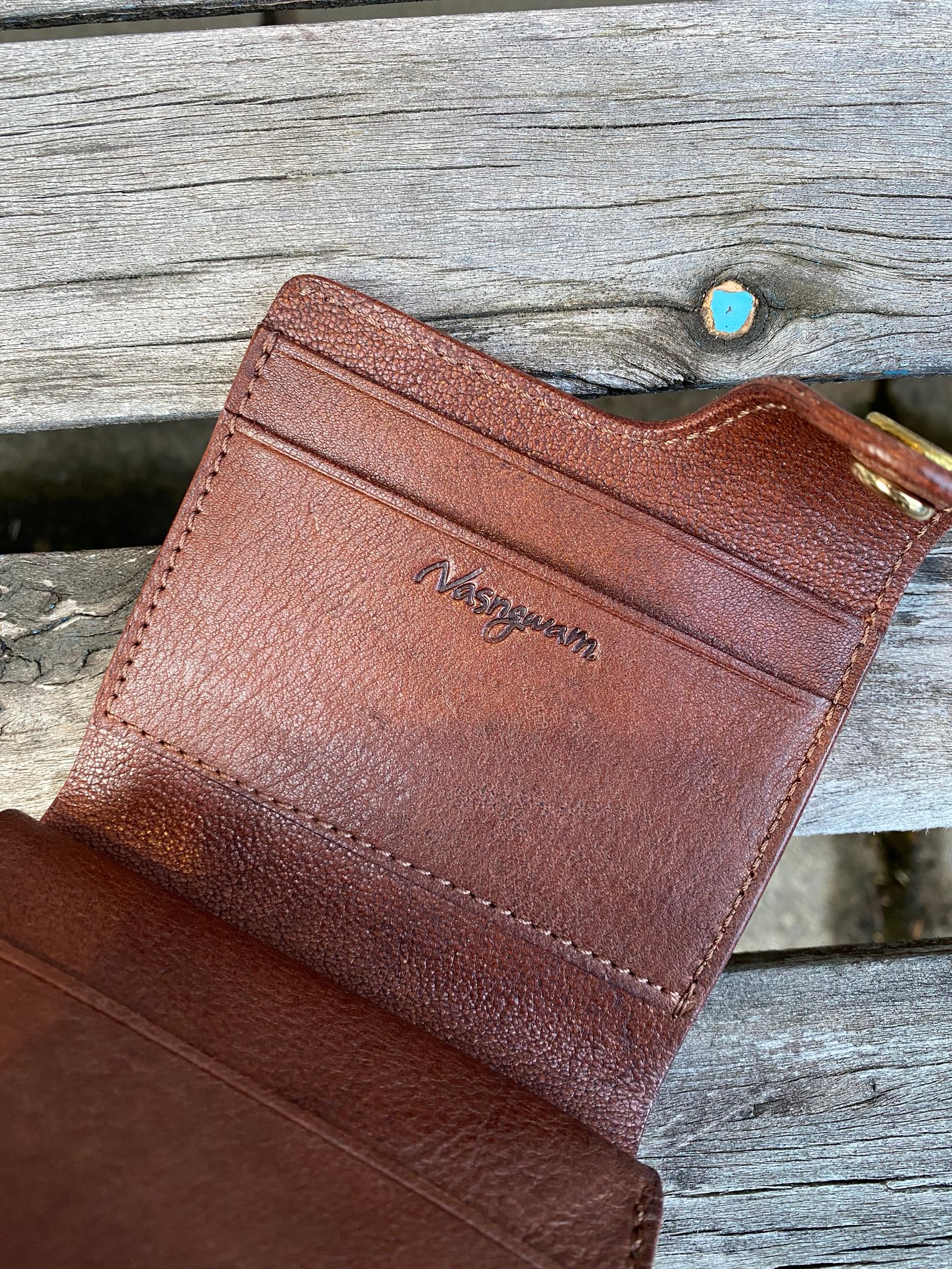 ナスングワム × ダマスキーナ / Nasngwam.×damasquina / LONESTAR WALLET ロンスターウォレット / ブラウン