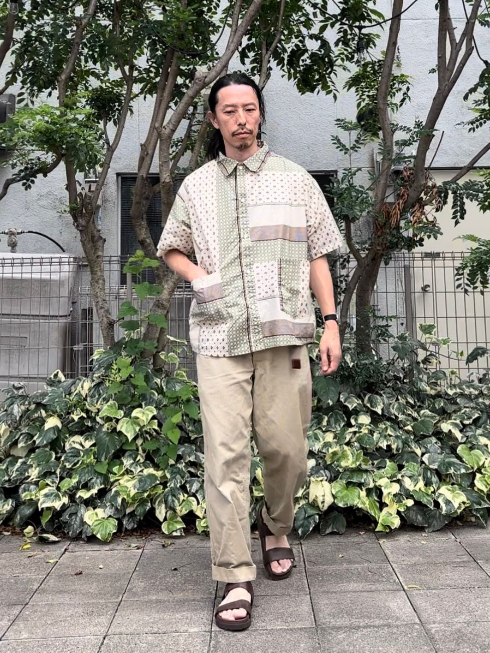 Nasngwam.SUBURB S/S SHIRTS / ベージュ