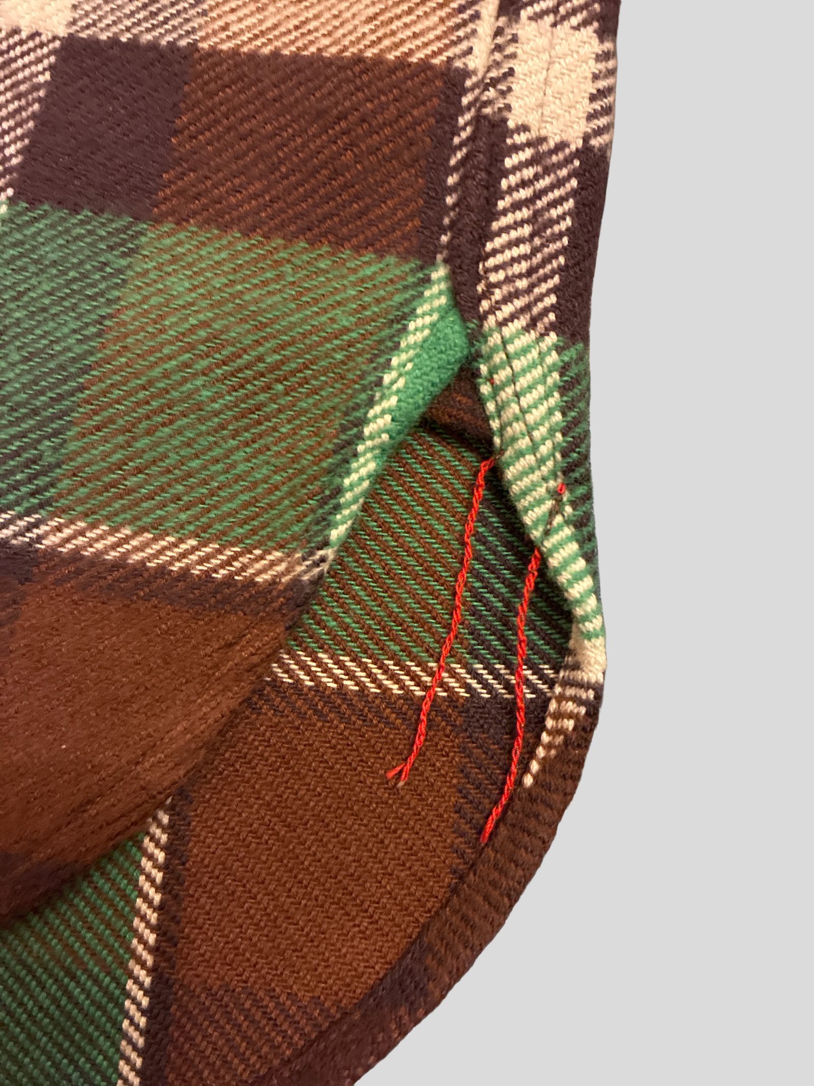 ヘビーツイルチェックワークシャツ/HEAVY TWILL CHECK WORK SHIRT / ヘビーネルワークシャツ / ネルシャツ / SC28233 / グリーン(145)