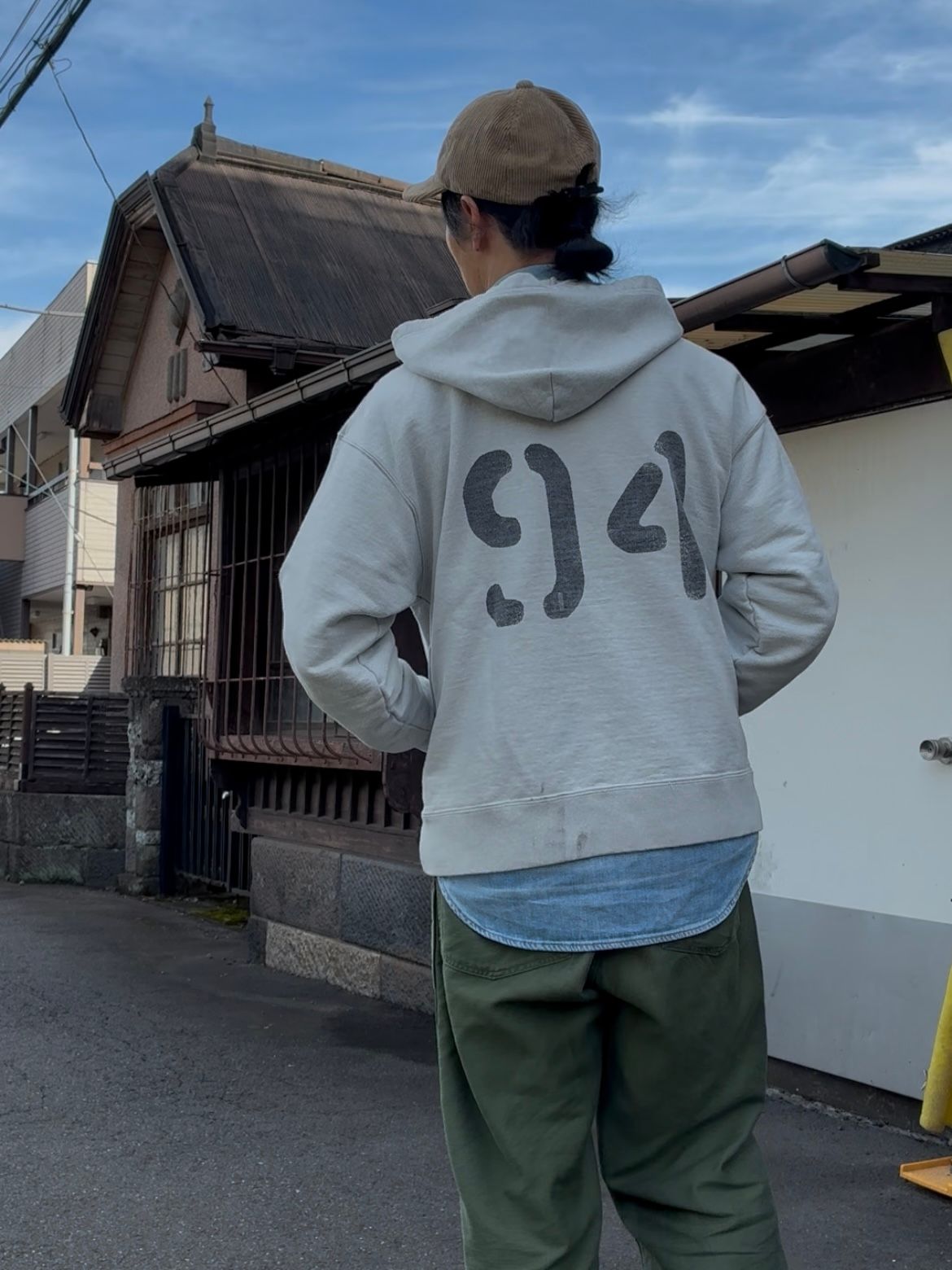 ビッグジョン / アフター・フード ヴィンテージスウェットパーカー / 後付けパーカー / [U.S.N.A] AFTER HOODIE / グレー…