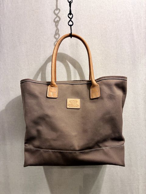 HERITAGE LEATHER CO / ヘリテージレザー / レザーハンドルキャンバストート / ブラウン