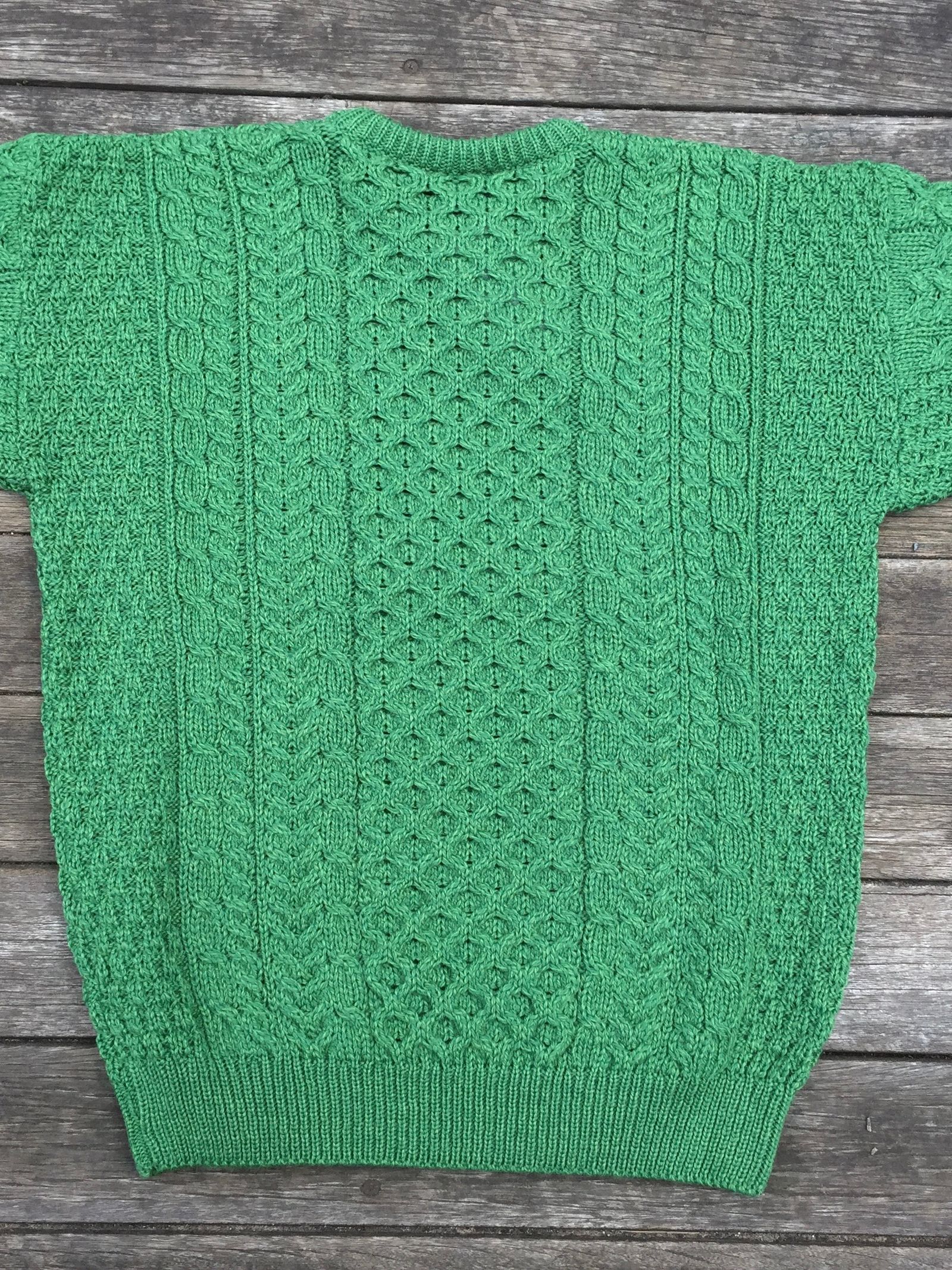 ARAN WOOLLEN MILLS / アランウーレンミルズ / トラディショナルアランセーター / グリーン