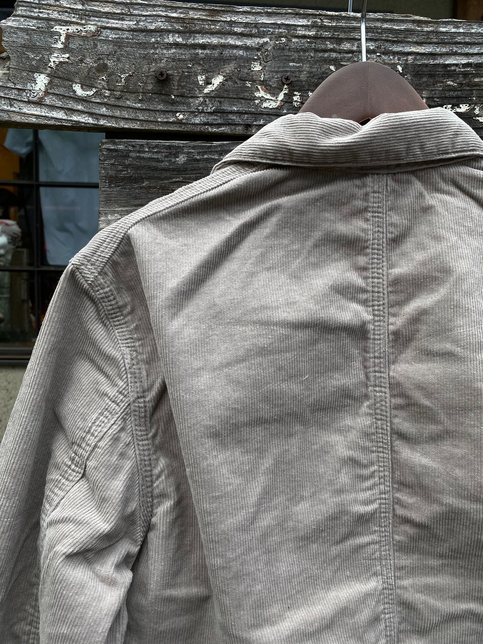 サルファコーデュロイ スタンダードカバーオール / LIGHT GREY