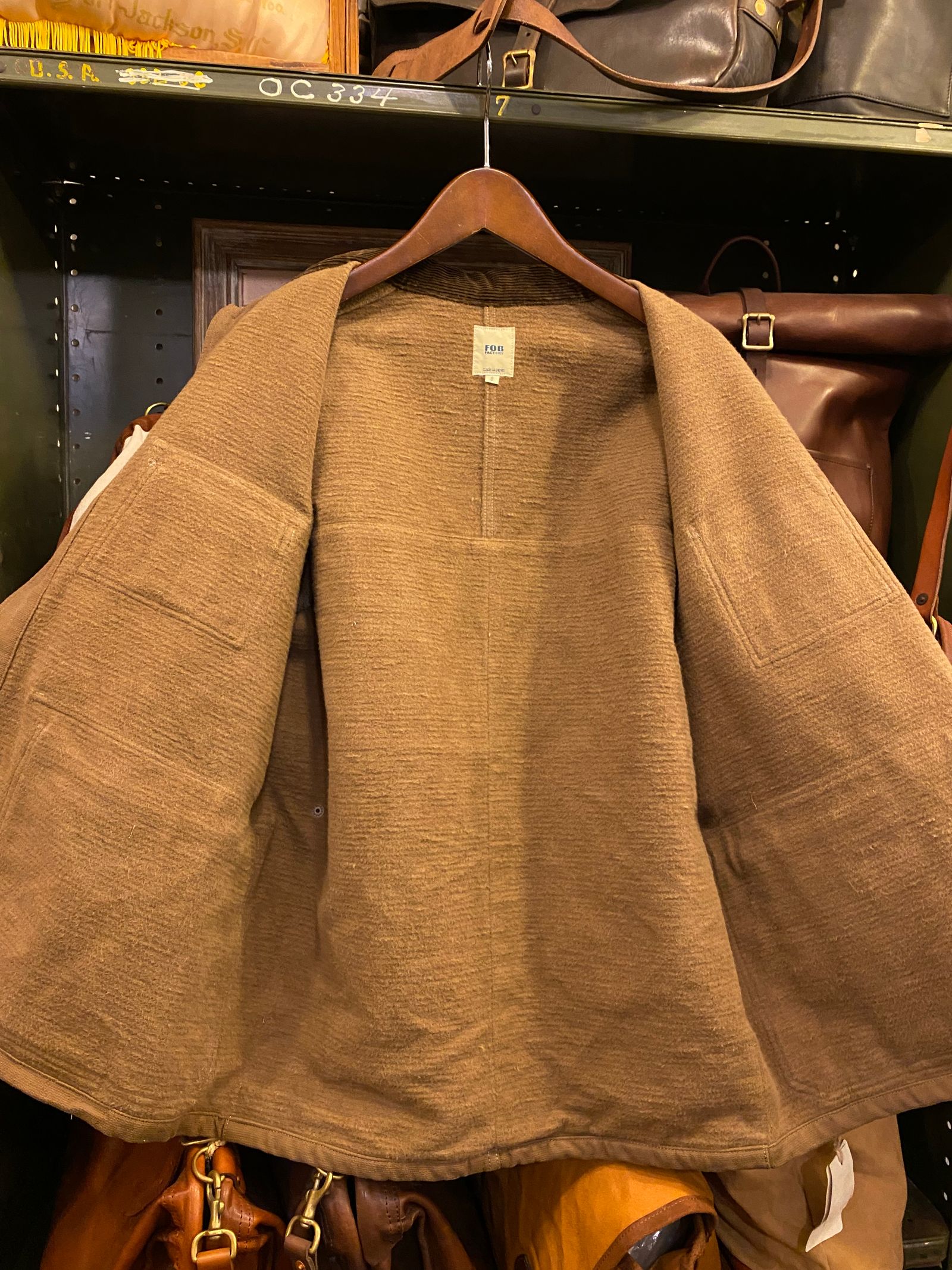 F2427 HUNTING JACKET / BROWN