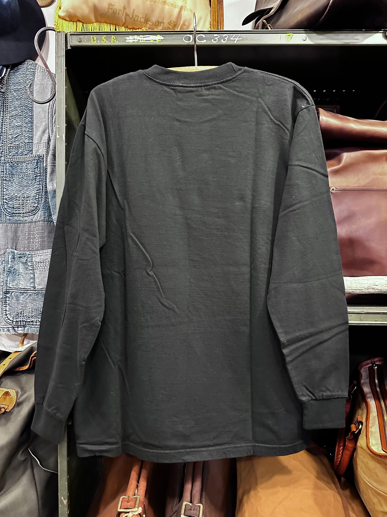 “William Shakespeare" / ウィリアム・シェイクスピア / ロングスリーブTシャツ / ブラック