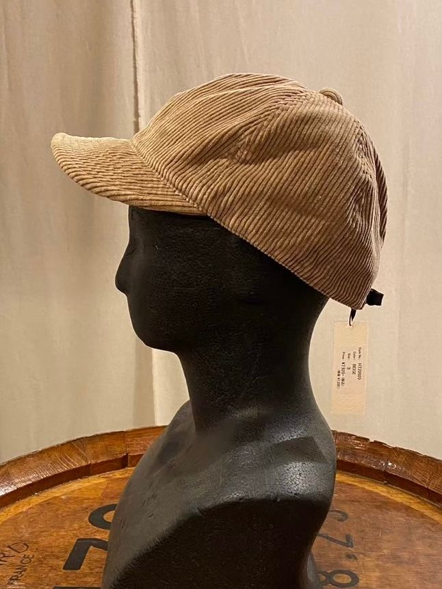 8wel CORDUROY CAP / コーデュロイキャップ / ベージュ